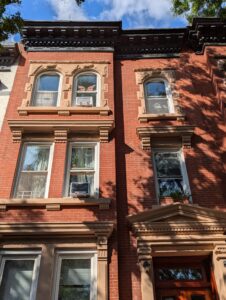 Brownstone Facade Repair in Parkslope