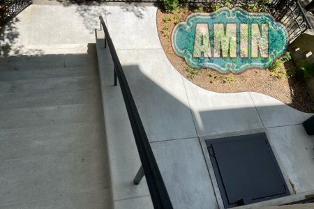 Front Court Yard Concrete Floor