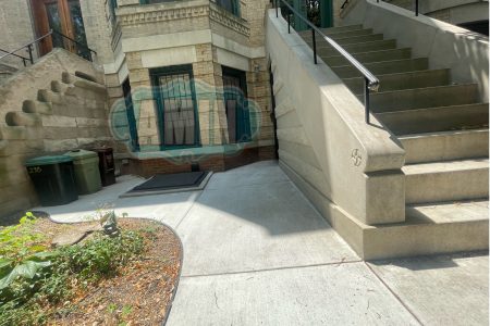 Front Court Yard Concrete Floor